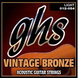 GHS VNL 12-54 Licht Vintage Brons Akoestische String Set