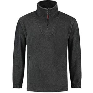 Tricorp 301001 Casual fleece trui, 100% polyester, 320 g/m², antraciet melange, maat XL