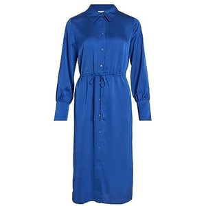 Veelzijdige L/S Shirt Dress - NOOS, blauw, 36