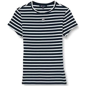 Tommy Jeans - T-shirt - Wit - Katoen - Lange Mouwen