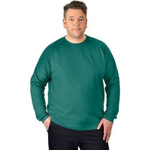 Trigema Sweatshirt met opgeruwde binnenkant, groen (zeegras 071), S