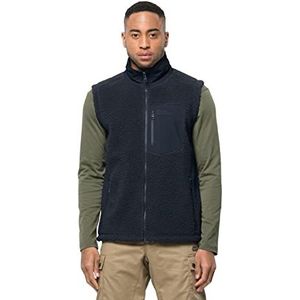 Jack Wolfskin Heren Kingsway Vest, Night Blue, XXL