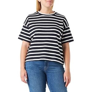 Seidensticker Dames Regular Fit korte mouw Blouse, donkerblauw, 42, donkerblauw, 42