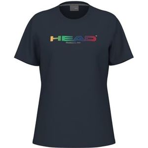 HEAD - T-shirt - Sportshirts - Technisch Mengsel van Polyester, Katoen en Elasthaan - Col Rond Côtelé