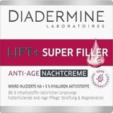 DIADERMINE LIFT+ Nachtverzorging SUPER FILLER nachtcrème rimpelvullende anti-aging verzorging, per stuk verpakt (1 x 50 ml)