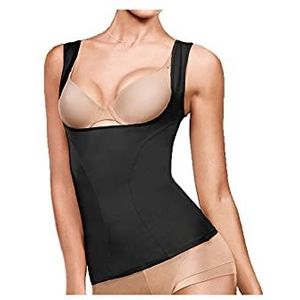 Maidenform Flexees shapewear voor dames draag je eigen beha torsette, Modern Zwart, Medium Plus-Size