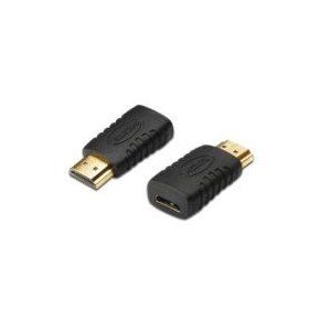 MicroConnect hdm19 m19fc HDMI Mini zwart adapterkabel - adapter voor HDMI-kabel (HDMI, Mini, MALE Connector/FEMALE CONNECTOR, zwart)