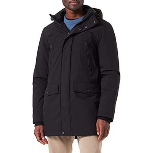 TOM TAILOR Uomini Parka met capuchon 1033673, 29999 - Black, XL