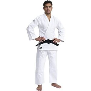 IPPONGEAR Basic 2 lichtgewicht judopak voor beginners en kinderen (uitrusting van het Duitse nationale team, veterband aan de broek, 500 g/m² stofdichtheid), wit