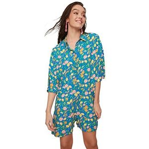 Trendyol Vrouwen Polka Dot Geweven Jumpsuit, Meerkleurig, 66