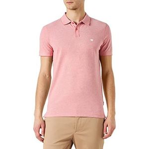 Wrangler Heren Refined Polo Shirt, Faded Rose, X-Large, roze, XL
