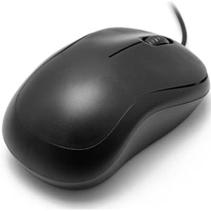 Optische 3D-muis, 1200 dpi, zwart ontwerp, ideaal voor games en werk, biedt precisie en comfort in het dagelijks gebruik.