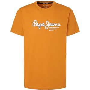 Pepe Jeans Wido T-shirt voor heren, Geel (Okergeel), XXL