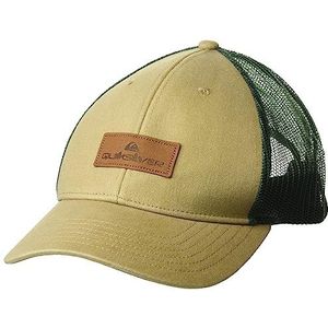 Quiksilver Herenmuts Down The Hatch Trucker hoed, Plaza Taupe, Eén maat
