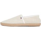 TOMMY HILFIGER Chambray Espadrille - Espadrilles - Ecru Wit - Raffia-Details