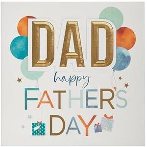 UK Greetings Vaderdagkaart voor papa - Ballonnen & Geschenken Ontwerp