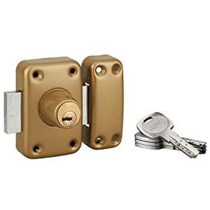 THIRARD 00007620 - Transit 2 Dubbele Cilinder Glazen Deursloten 40 mm - Gestempelde Stalen Koffer en Slot Type: Dubbele Cilinder 40mm - Sloten - Transit 2