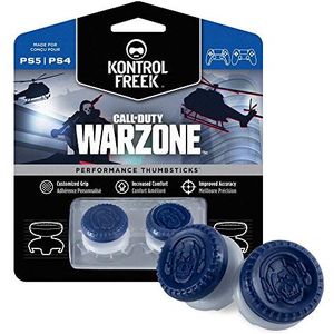 KontrolFreek - Call of Duty: Warzone - Performance Thumbsticks - Blauw/Grijs - Voor PlayStation 4 en PlayStation 5