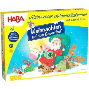 HABA 303156 Mijn eerste adventskalender - Kerstmis op de boerderij