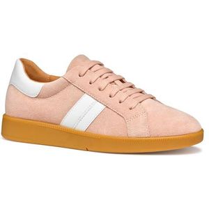 GEOX - MELEDA - Sneakers - Beige/Wit - Suède en Lederlook