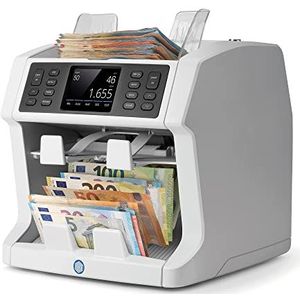 Safescan 2995-SX - Meertalige biljettelmachine met waardetelling, fitness sorteerfunctie en 7-voudige detectie - identificeert biljetten die ongeschikt zijn voor recirculatie of uw geldautomaat