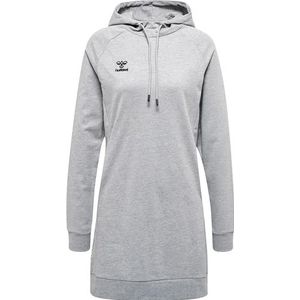 Hummel - Hmlmove Grid Cotton Sweatdress - Grijs - Nachtkleding