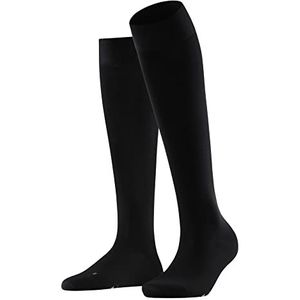 FALKE Dames Kniekousen Vitalizer W KH Katoen Met compressie 1 Paar, Zwart (Black 3009), 37-38