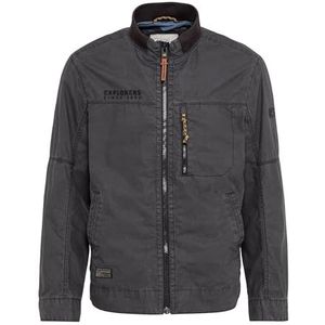 Camel Active - Lichte Herenblouse - Werkjas - Zwart - Katoen