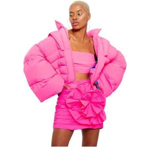 CHAOUICHE Donsjack, roze, medium vrouwen, Roze, M