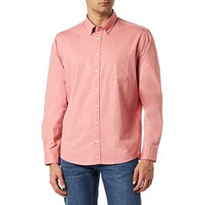 Seidensticker Men's Regular Fit shirt met lange mouwen, roze, M, roze, M