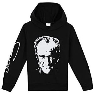 DeFacto Pullover met lange mouwen voor jongens - ronde hals sweatshirt voor jongens (zwart, 5/6 Y), zwart, 5-6 Jaren