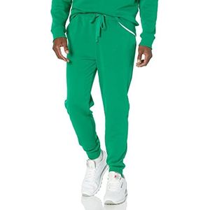 Amazon Essentials Lichtgewicht joggingbroek van Franse badstof voor heren (verkrijgbaar in groot en lang), groen, S