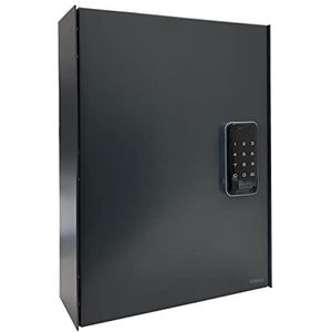 ARREGUI KEYPRO PLPRO44 Sleutelkast met elektronisch slot en 44 haken voor sleutels, sleutelkluis met cijfercode, eenvoudige montage, sleutelkast met cijferslot, 40 x 30 x 10 cm, antraciet