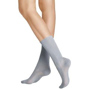 Unbekannt Hudson 015020 Relaxfine damessokken, fijn/gebreid, 39/42, zilver, grijs, hoog katoengehalte, moderne rolrand, comfortabel, zachte kwaliteit, versterkte neus en hiel, zilver, 39-42 EU