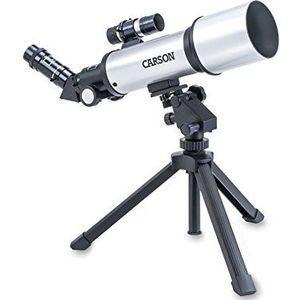 Carson SkyChaser 70 mm refractor beginners-telescoop met tafelstatief voor volwassenen en kinderen vergroting tot 133,5 x voor observaties aan de hemel en op de aarde