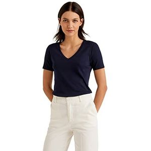 United Colors of Benetton Mouwloze trui T-shirt voor dames, Blauw (Blu 016), XS