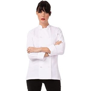 Chef Works Le Mans Chef-jas voor dames, Wit, 3XL