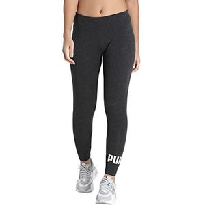 Puma Damen Leggings ESS Logo Leggings, Dark Gray Heather, XS, 586832