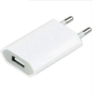 USB-wandcontactdoos voor Motorola One Action AC 1 poort AC oplader wit (5 V-1 A) universeel (wit)