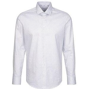 Seidensticker Herenoverhemd met lange mouwen, slim fit, lichtblauw, 36