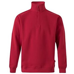 Velilla 105702 12 - ROJO 3XL - sweatshirt met halve ritssluitingen, unisex, rood, maat 3XL