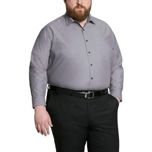 Unlisted by Kenneth Cole Overhemd voor heren, groot en lang, effen, Grafiet, 18"" Neck 32""-33"" Sleeve