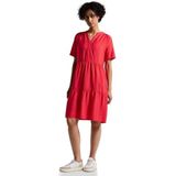 Jerseyjurk - Effen - Viscose - Uitgesneden Hals - Halve Mouw - Losse Pasvorm