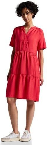 Jerseyjurk - Effen - Viscose - Uitgesneden Hals - Halve Mouw - Losse Pasvorm