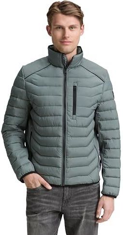 Tom Tailor - Gewatteerd Jack - Regular Fit - Waterafstotend - Ritssluiting