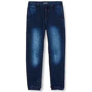 MINYMO Power Stretch Loose Fit jeans voor jongens, donkerblauw (dark blue denim), 80