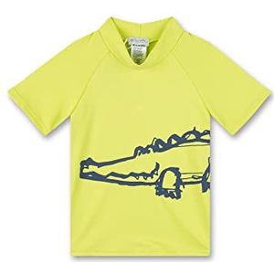 Sanetta Rash-Guard-shirt voor jongens, limoen, 116 cm