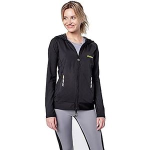 GIPARA FITNESS dames hoodie, zwart, XS