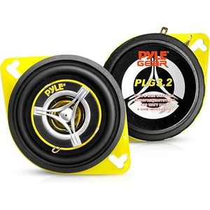 Pyle Autoluisprekerset – 2-Weg Auto Speakers- 8,9 cm Audio Speakers – Luidspreker voor Auto- Magnetische Structuur- 4,2 cm Montagediepte – 120 W