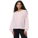 Pieces - Ida - Gebreid Vest - Ronde Hals - Lange Mouwen - Knoopsluiting